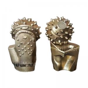 Roller bit for hard rock drilling in piling work